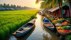 découvrez can tho, la perle du delta du mékong au vietnam : marchés flottants animés, pagodes historiques et balades en bateau. guide complet pour savoir quoi voir et faire à can tho !